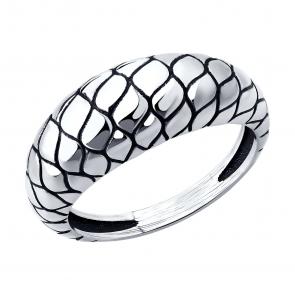 Кольцо из черненого серебра Diamant 95-110-02655-1 фото