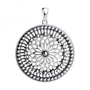 Подвеска из черненого серебра Diamant 95-130-01112-1 фото