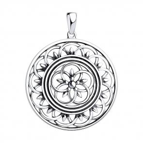 Подвеска из черненого серебра Diamant 95-130-01114-1 фото