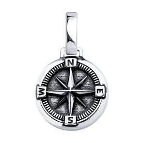 Подвеска из черненого серебра Diamant 95-130-02630-1 фото