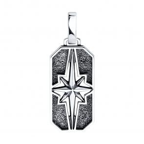 Подвеска из черненого серебра Diamant 95-130-02700-1 фото