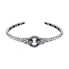 Браслет из черненого серебра Символ года Змея Diamant 95-150-02293-1 фото