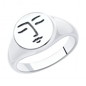 Кольцо из черненого серебра SOKOLOV 95010139 фото