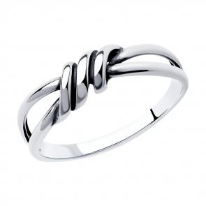 Кольцо из черненого серебра SOKOLOV 95010149 фото