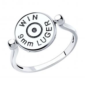 Кольцо из черненого серебра SOKOLOV 95010216 фото