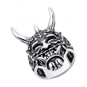 Кольцо из черненого серебра SOKOLOV 95010230-91 фото