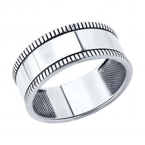 Кольцо из черненого серебра SOKOLOV 95010234 фото