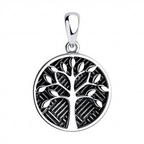 Подвеска из черненого серебра SOKOLOV 95030200 фото