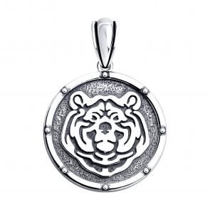 Подвеска из черненого серебра SOKOLOV 95030252 фото