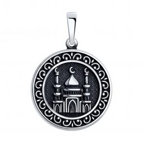 Подвеска из черненого серебра SOKOLOV 95030270 фото