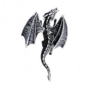 Подвеска из черненого серебра Символ года Дракон SOKOLOV 95030272-91 фото