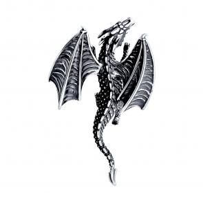 Подвеска из черненого серебра Символ года Дракон SOKOLOV 95030272 фото