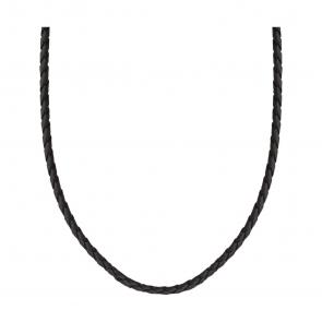 Кожаный шнурок с замком из чернёного серебра SOKOLOV 95080008 фото