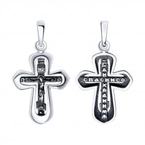 Подвеска из черненого серебра SOKOLOV 95120052 фото