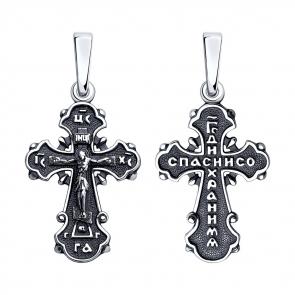 Подвеска из черненого серебра SOKOLOV 95120055 фото