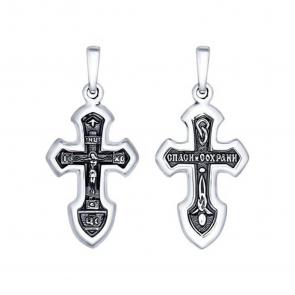 Подвеска из черненого серебра SOKOLOV 95120085 фото