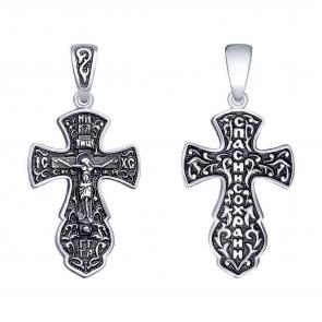 Подвеска из черненого серебра SOKOLOV 95120106 фото