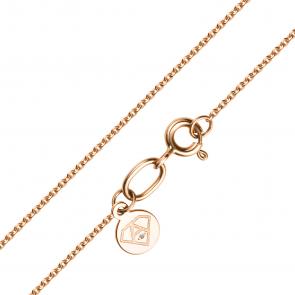 Золотая цепь плетение Якорное АЛЬКОР с бриллиантом 95437-100 фото