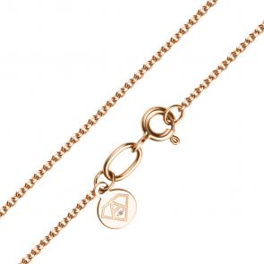 Золотая цепь плетение Якорное АЛЬКОР с бриллиантом 95438-100 фото