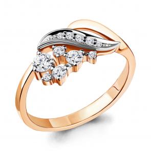 Золотое кольцо AQUAMARINE с бриллиантом 961220к фото