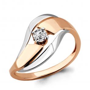 Золотое кольцо AQUAMARINE с бриллиантом 963150к фото