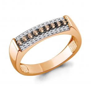 Золотое кольцо AQUAMARINE с бриллиантом 964424к фото