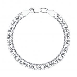 Серебряный браслет плетение Двойной Ромб SOKOLOV 965041202 фото