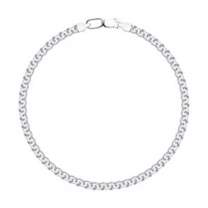 Серебряный браслет плетение Бисмарк SOKOLOV 965140504-3 фото