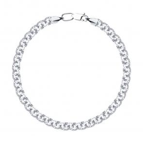 Серебряный браслет плетение Бисмарк SOKOLOV 965140704-3 фото