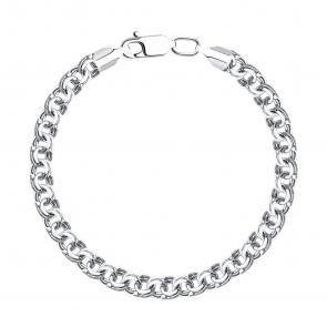 Серебряный браслет плетение Бисмарк SOKOLOV 965141004-3 фото