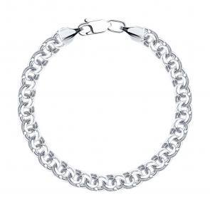 Серебряный браслет плетение Бисмарк SOKOLOV 965141204-3 фото