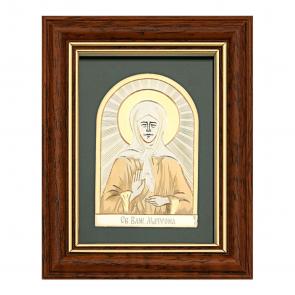 Икона из серебра ручной работы Святая блаженная Матрона ИП Шавкунов ИН 9800031 фото