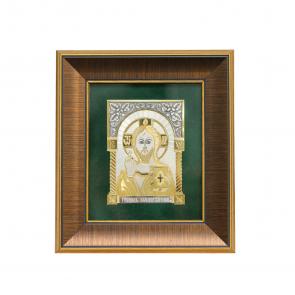 Икона из серебра ручной работы Господь Вседержитель ИП Шавкунов ИН 9801006 фото