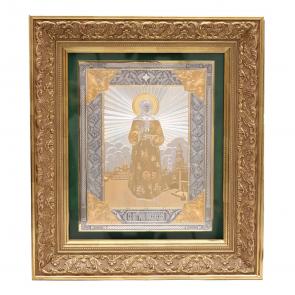 Икона из серебра ручной работы Святая блаженная Матрона ИП Шавкунов ИН 9805031 фото