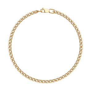 Браслет плетение Двойной Ромб из золочёного серебра SOKOLOV 985040502 фото