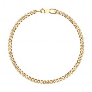 Браслет плетение Нонна из золочёного серебра SOKOLOV 985060502 фото