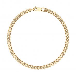 Браслет плетение Нонна из золочёного серебра SOKOLOV 985060602 фото