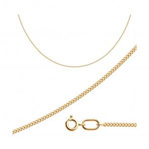 Цепь плетение Панцирное из золочёного серебра SOKOLOV 988020402 фото