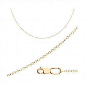 Цепь плетение Якорное из золочёного серебра SOKOLOV 988510300 фото