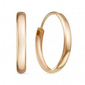 Золотые серьги КЮЗ Del'ta D520105-25 фото