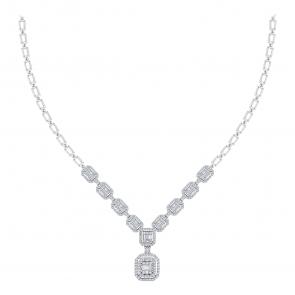 Колье из белого золота DOLCE DIAMOND с бриллиантом DNK12834004 фото