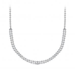 Колье из белого золота КЮЗ Del'ta с бриллиантом DБР0702354б фото