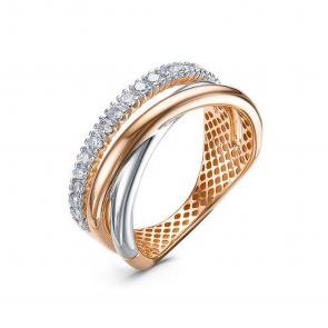 Золотое кольцо КЮЗ Del'ta с бриллиантом Dд1101833р фото