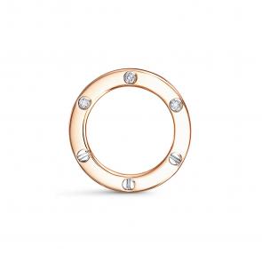 Золотая подвеска КЮЗ Del'ta с фианитом Dдф0301469р фото