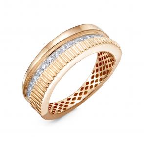 Золотое кольцо КЮЗ Del'ta с фианитом Dдф1102206р фото