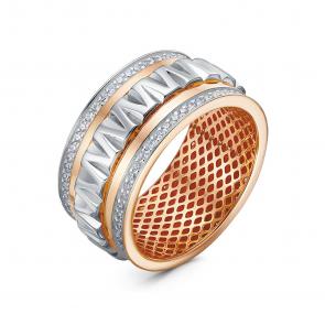 Золотое кольцо КЮЗ Del'ta с фианитом Dдф1102273р фото