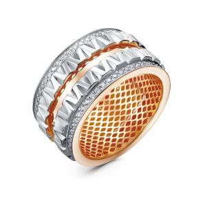 Золотое кольцо КЮЗ Del'ta с фианитом Dдф1102274р фото