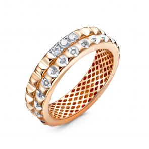 Золотое кольцо КЮЗ Del'ta с фианитом Dдф1102280р фото