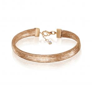 Золотой браслет КЮЗ Del'ta с фианитом Dдф770917р фото