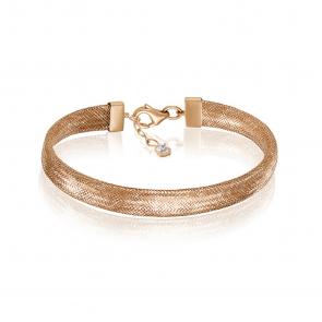 Золотой браслет КЮЗ Del'ta с фианитом Dдф770918р фото